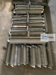 Rulo Con Lăn Tạo Nhám Mặt Bê Tông Gai Caro 10x10x6mm | Dài 48cm | DTLTOOL