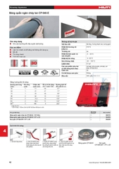 HILTI CP 648-E - Cuộn 10m - Băng Cuốn Chống Cháy