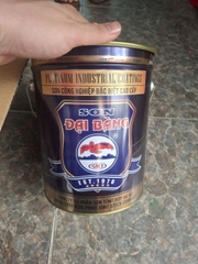 Sơn Phủ Alkyd MAU KHÔ Đại Bàng Màu Ghi G-01 - Hộp 5Kg