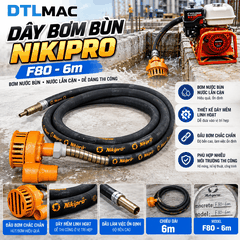 Dây bơm bùn NIKIPRO F80-6m (không gồm chõ)