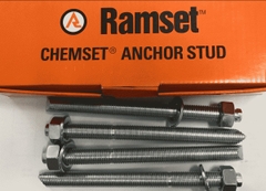 Thanh ren Ramset M20x260. Thanh ren mạ kẽm mác 5.8