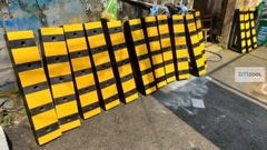 Đệm Cao Su Chống Va Đập Phản Quang 1000x200x100mm | DTLTOOL-001 | Giảm Chấn Dock Container & Xe Nâng