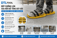 Dép Chống Lún Xoa Nền Bê Tông Dây Đôi | Dép Đi Bê Tông Tươi | DTLTOOL