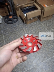 Đĩa Mài Bê Tông Kim Cương D100 | Mài Thô, Mài Phá – Màu Đỏ