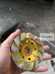 Đĩa Mài Bê Tông Kim Cương D100 | Mài Thô, Mài Phá – Màu Vàng L1