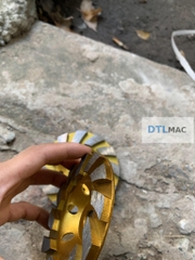 Đĩa Mài Bê Tông Kim Cương D100 | Mài Thô, Mài Phá – Màu Vàng L1
