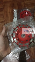 Đĩa Mài Bê Tông Kim Cương D125 | Mài Mịn, Làm Phẳng – Màu Đỏ/Vàng