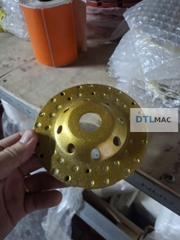 Đĩa Mài Bê Tông Kim Cương D125 | Mài Mịn, Làm Phẳng – Màu Đỏ/Vàng
