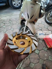 Đĩa Mài Bê Tông Kim Cương D125 | Mài Thô, Mài Phá – Màu Vàng L1