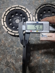 Đĩa Mài Bê Tông Kim Cương D150 | Mài Mịn, Làm Phẳng – Màu Đen