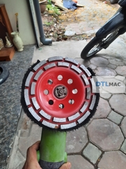 Đĩa Mài Bê Tông Kim Cương D150 | Mài Mịn, Làm Phẳng – Màu Đỏ/Vàng