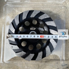 Đĩa mài Thô 150mm màu Đen - Bào mòn, phá bỏ tạo nhám cho bề mặt sàn bê tông, sàn đá, sàn epoxy