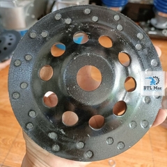 Đĩa mài Thô 150mm màu Đen - Bào mòn, phá bỏ tạo nhám cho bề mặt sàn bê tông, sàn đá, sàn epoxy