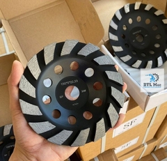 Đĩa mài Thô 150mm màu Đen - Bào mòn, phá bỏ tạo nhám cho bề mặt sàn bê tông, sàn đá, sàn epoxy