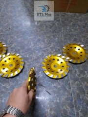 Đĩa mài thô 180m - Bào mòn, phá bỏ tạo nhám cho bề mặt sàn bê tông, sàn đá, sàn epoxy