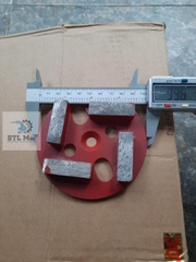 Đĩa mài sàn 4 thanh sắt D100mm SF - Đá mài bê tông lắp máy mài công nghiệp