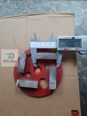 Đĩa mài sàn 4 thanh sắt D100mm SF - Đá mài bê tông lắp máy mài công nghiệp