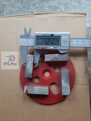 Đĩa mài sàn 4 thanh sắt D100mm SF - Đá mài bê tông lắp máy mài công nghiệp