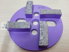 Đĩa mài sàn 4 thanh sắt D100mm SF - Đá mài bê tông lắp máy mài công nghiệp