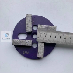 Đĩa mài sàn 4 thanh sắt D100mm SF - Đá mài bê tông lắp máy mài công nghiệp