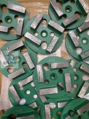 Đĩa mài sàn 4 thanh sắt D100mm SF - Đá mài bê tông lắp máy mài công nghiệp