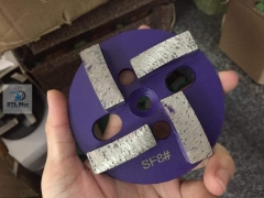 Đĩa mài sàn 4 thanh sắt D100mm SF - Đá mài bê tông lắp máy mài công nghiệp