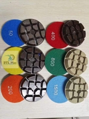 Đĩa Nhựa Mài Sàn 12mm SDTL - Phíp Mài Đánh Bóng Sàn Bê Tông, Sàn Đá. Lá Số Mài Sàn