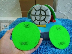 Đĩa Nhựa Mài Sàn 12mm SDTL - Phíp Mài Đánh Bóng Sàn Bê Tông, Sàn Đá. Lá Số Mài Sàn