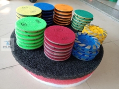 Đĩa Nhựa Mài Sàn 12mm SDTL - Phíp Mài Đánh Bóng Sàn Bê Tông, Sàn Đá. Lá Số Mài Sàn