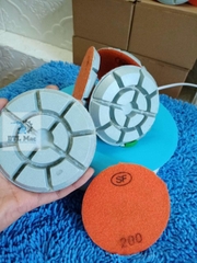 Đĩa Nhựa Mài Sàn 12mm SDTL - Phíp Mài Đánh Bóng Sàn Bê Tông, Sàn Đá. Lá Số Mài Sàn