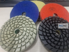 Đĩa Nhựa Mài Sàn SF 4 Inch Dày 6.5mm – Đĩa Kim Cương Mài Ướt Bê Tông, Terrazzo