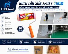 Rulo Lăn Sơn Epoxy 10cm Đông Nam Á – Lô Lăn Kẻ Vạch & Sơn Kết Cấu Chuyên Dụng