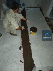 Dụng cụ thi công gạt keo 50cm. Thi công màng chống thấm 3 lớp PPE, PPP, PE, gạt hồ dầu chống thấm