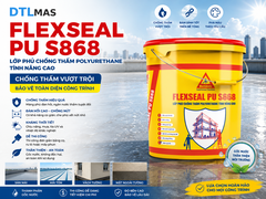 Buildmix FLEXSEAL PU S868 - Thùng 18Kg - Chống thấm Polyurethane 1 thành phần, Gốc nước lộ thiên