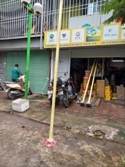 Cột biển báo giao thông D60mm, dày 1.4mm - Chưa gồm bản mã chân cột