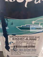 Sơn Epoxy KCC Korepox EH2351 Bộ 16L | Sơn Phủ Chống Hóa Chất, Chống Nước Thải Cho Bê Tông & Thép