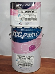 Sơn Phủ Epoxy KCC ET5660 Bộ 16L – 2 Thành Phần Hệ Lăn Màu Đặc Biệt A1999 (Đen), A9000 (Trong)