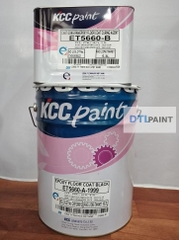 Sơn Phủ Epoxy KCC ET5660 Bộ 16L – 2 Thành Phần Hệ Lăn Màu Đặc Biệt A1999 (Đen), A9000 (Trong)