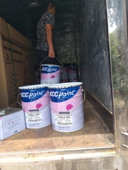 Sơn Phủ Epoxy KCC ET5660 Bộ 16L – 2 Thành Phần Hệ Lăn Màu Đặc Biệt A1999 (Đen), A9000 (Trong)
