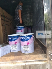 Sơn Phủ Epoxy KCC ET5660 Bộ 16L – 2 Thành Phần Hệ Lăn Màu Đặc Biệt A1999 (Đen), A9000 (Trong)