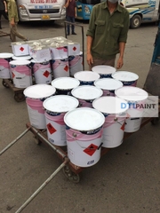 Sơn Epoxy KCC ET5660 A3000M 16L – Sơn Sàn 2 Thành Phần Hệ Lăn Màu Vàng