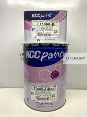 KCC ET5660-A9000 Bộ 16L – Sơn Epoxy Hệ Lăn Trong Suốt Bóng Cao