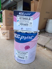KCC ET5660 Bộ 16 Lít Màu cơ bản - Sơn phủ Epoxy 2 thành phần hệ lăn D40404 (Xanh lá), G473505HS (Xanh đậm), Ral7035 (Ghi sáng), D80680 (Xám)
