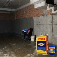 Neomax C102 - Bộ 35kg - Hợp chất chống thấm gốc xi măng-polyme, 2 thành phần. Sản phẩm bao gồm hỗn hợp ở dạng bột kết hợp với thành phần nhựa Polyme tổng hợp ở dạng lỏng.