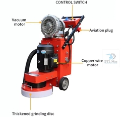 Mâm Máy Mài Sàn Bê Tông Có Hút Bụi G330