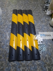 Gờ Giảm Tốc Cao Su 1000x100x20mm SDTL | Gờ Giảm Tốc Xe Máy Sọc Chéo