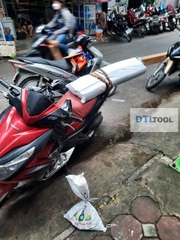 Gờ Giảm Tốc Cao Su 1000x100x20mm SDTL | Gờ Giảm Tốc Xe Máy Sọc Chéo