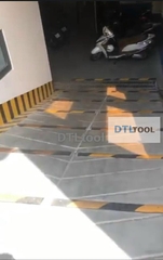 Gờ Giảm Tốc Cao Su 1000x100x20mm SDTL | Gờ Giảm Tốc Xe Máy Sọc Chéo