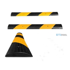 Gờ Giảm Tốc Cao Su 1000x100x20mm SDTL | Gờ Giảm Tốc Xe Máy Sọc Chéo