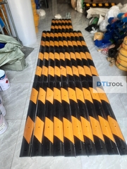 Gờ Giảm Tốc Cao Su 1000x100x20mm SDTL | Gờ Giảm Tốc Xe Máy Sọc Chéo